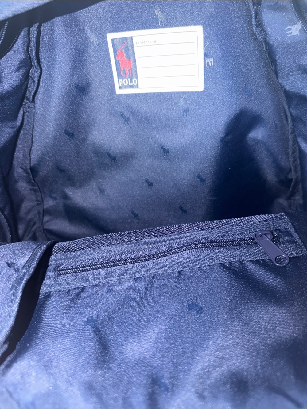 Polo Ralph Lauren Kids Boys Girls Newport  Navy Polo Bear School Backpack, NWT - Picture 9 of 16